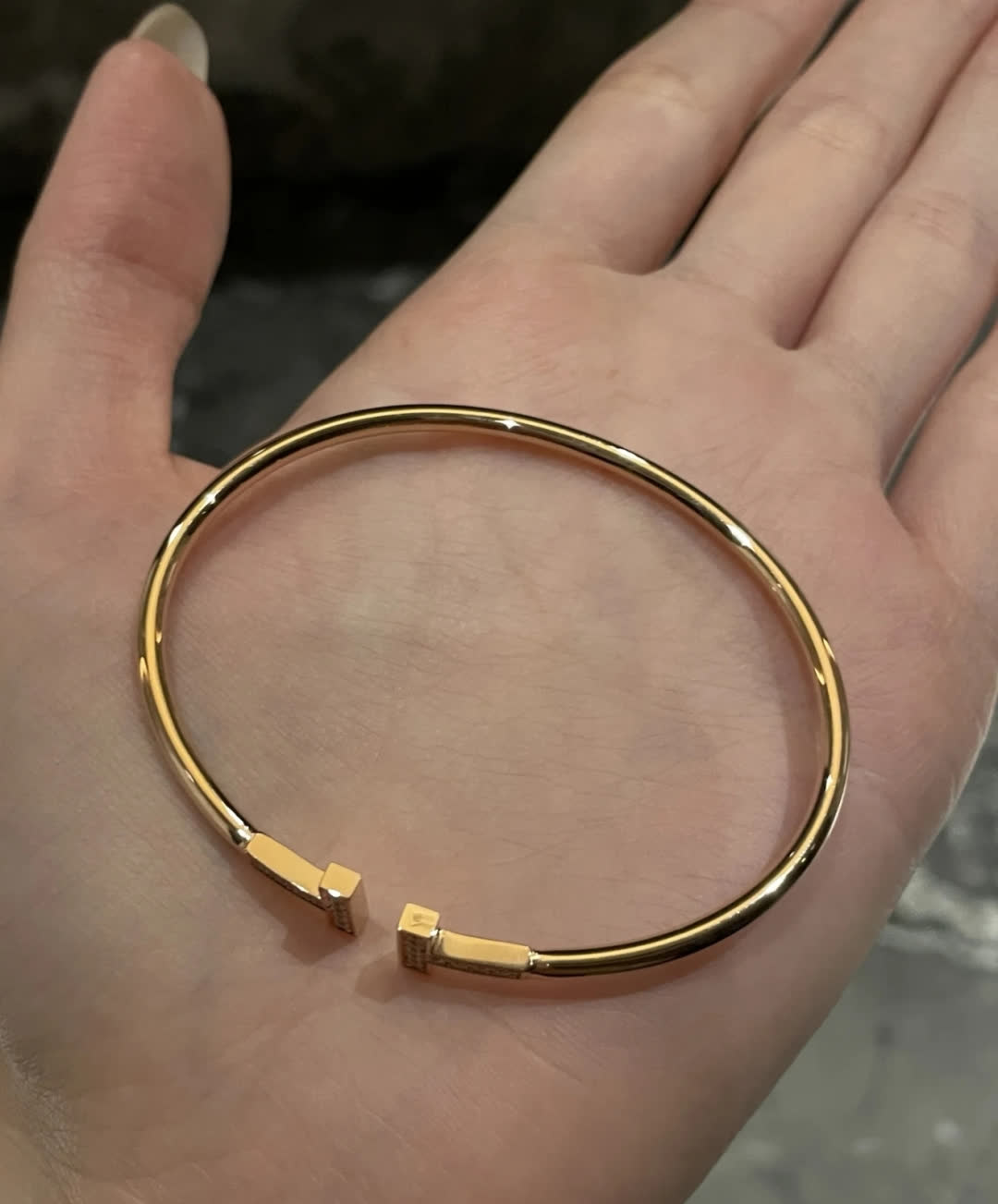 Tiffany & Co. T-Logo Bangle Bracelet